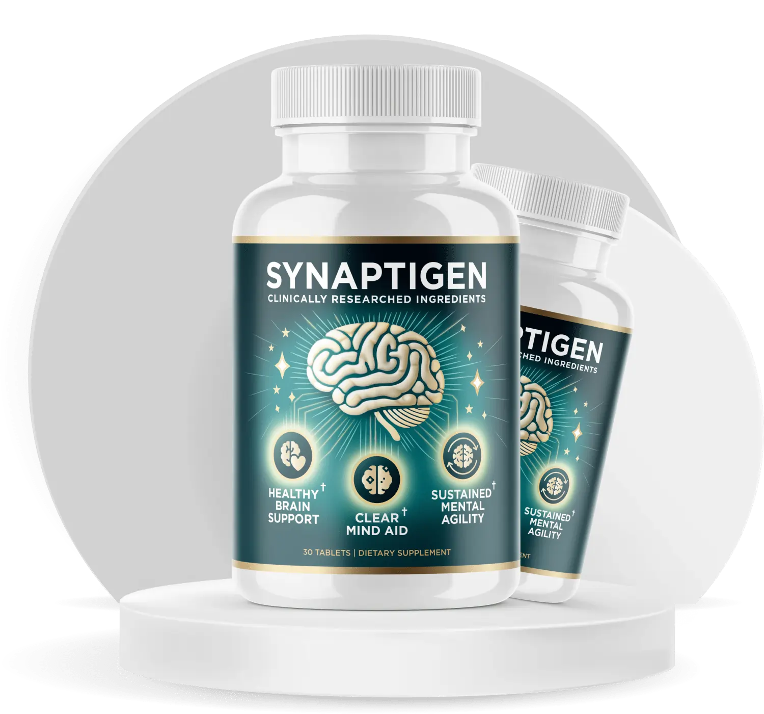 Synaptigen Brain Supplement Bottle